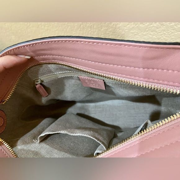 Authentic Gucci Guccisima Crossbody Handbag Light Pink - Picture 13 of 16